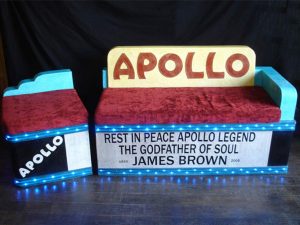 canapé Apollo, création sur mesure en carton